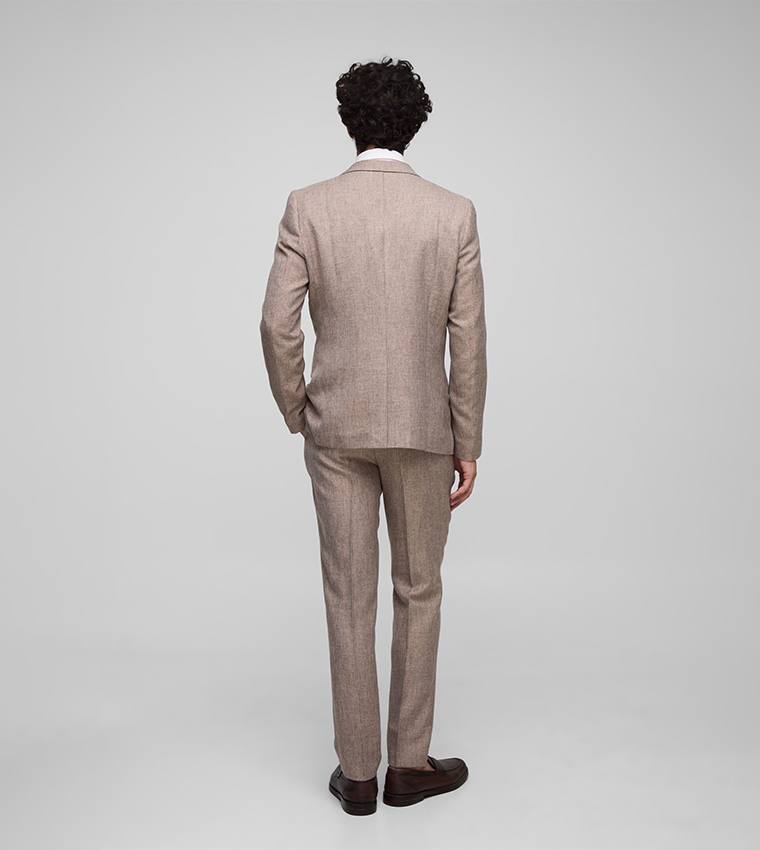 Mid Rise Slim Fit Formal Trousers
