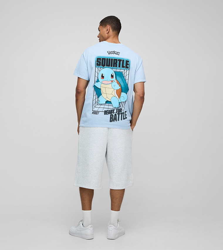 Pokemon Squirtle License Print Oversized T-Shirt