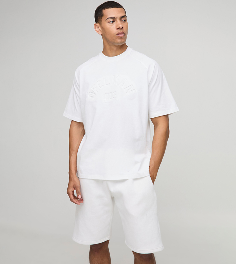 Ofcl Debossed Oversized T-Shirt