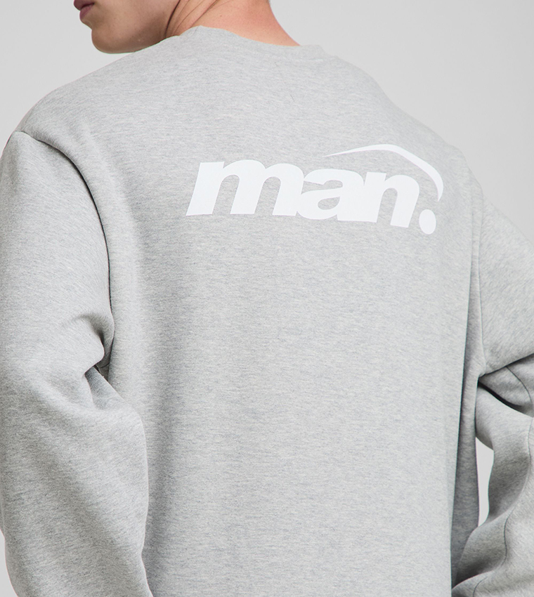 Oversized Boxy Drop Crotch Sweatshirt Tracksuit