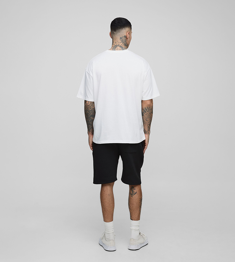 Tall Star Puff Print Oversized T-Shirt