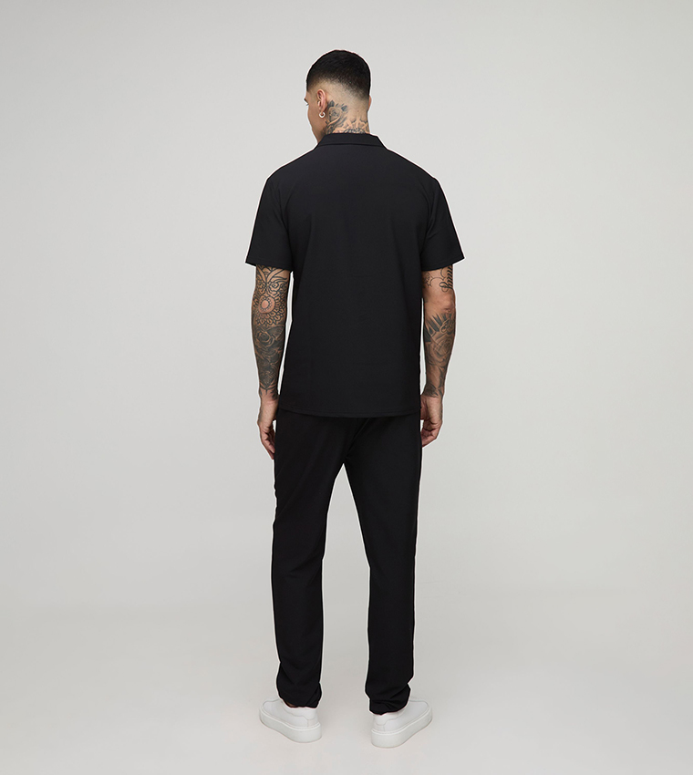 Tall Technical Stretch Revere Collar Shirt
