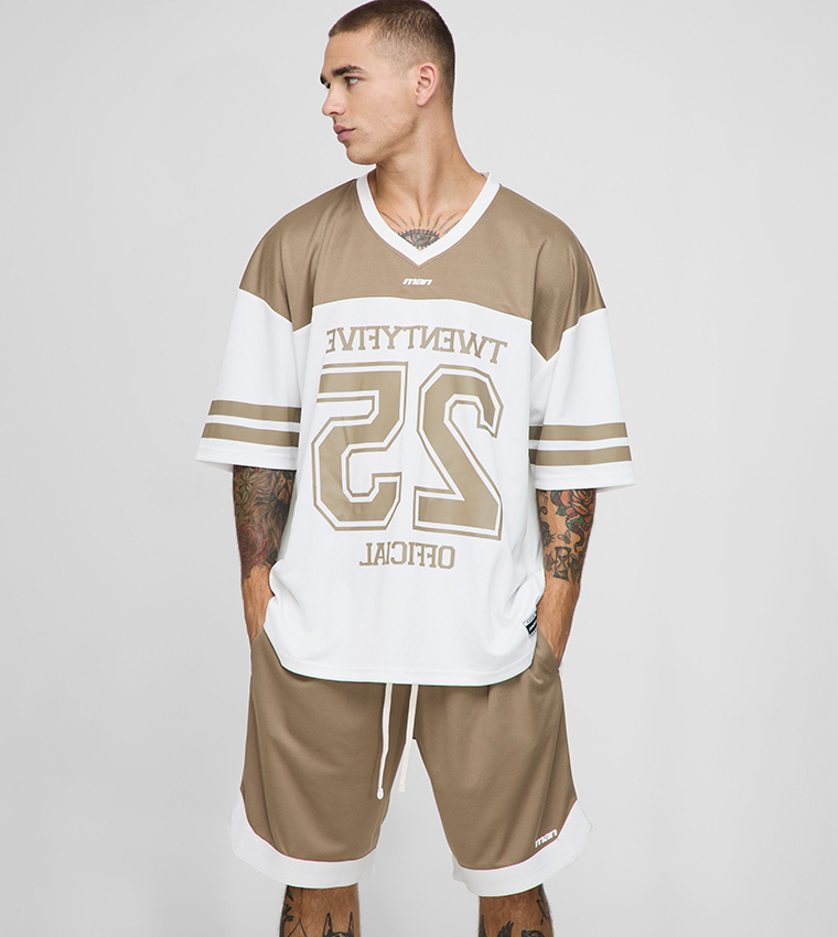 Official Mesh Hockey Oversized Top & Short Set