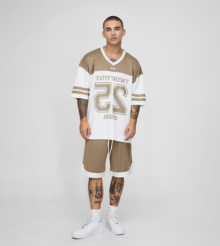 Official Mesh Hockey Oversized Top & Short Set