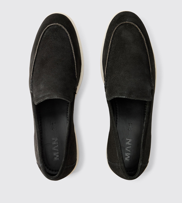 Real Suede Leather Loafers