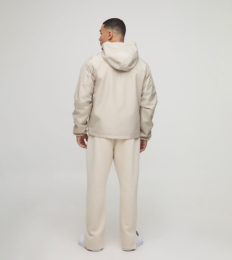 Regular Fit Lightweight Quilted Hooded Jacket