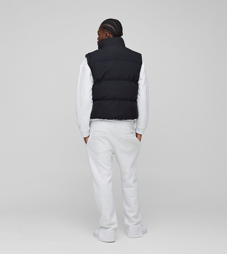 High Neck Boxy Puffer Gilet