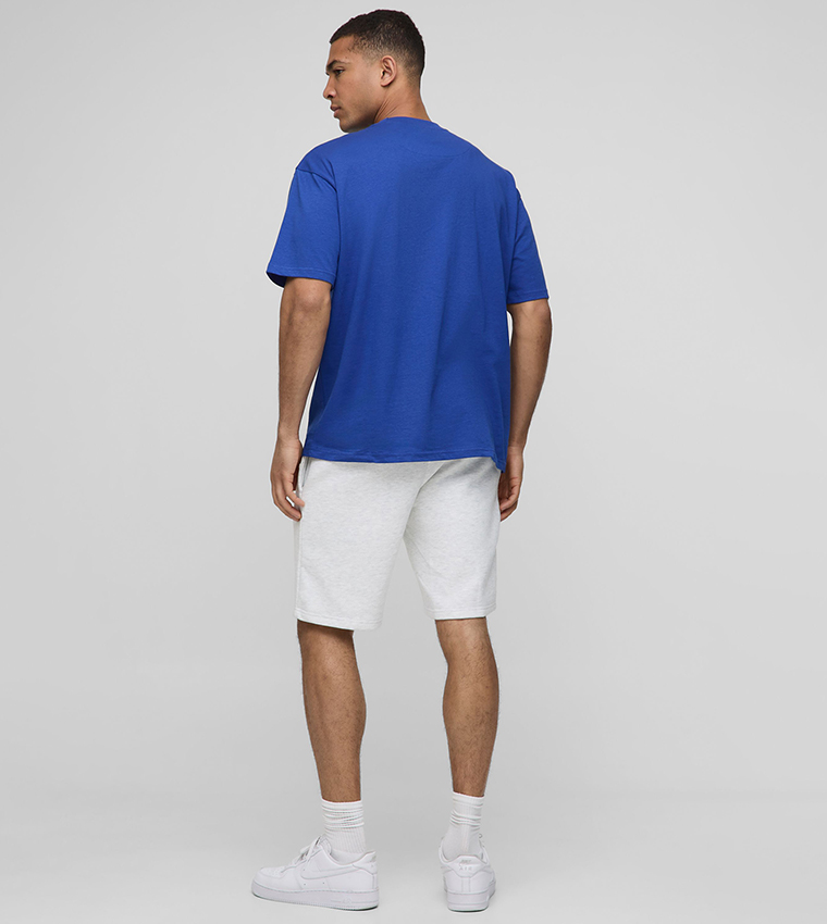 Logo Embroidered Short Sleeves Oversized T-Shirt