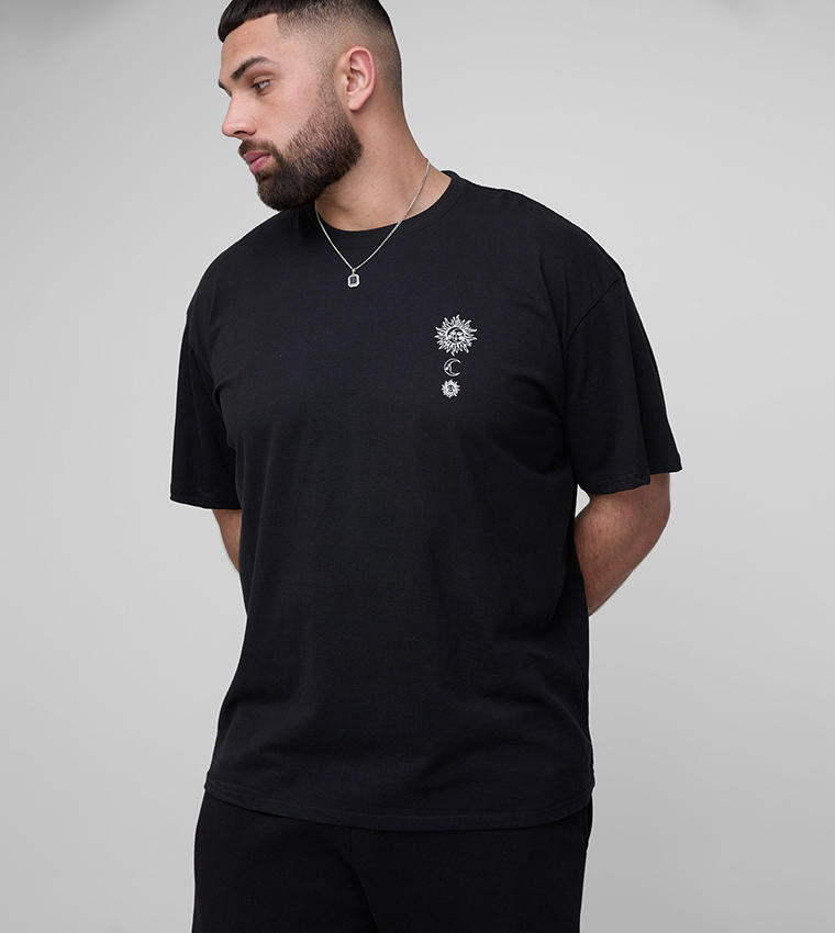 Homme Higher Consciousness Print Oversized T-Shirt