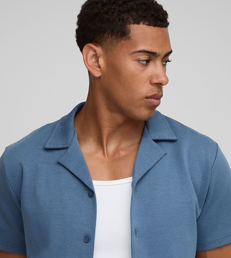 Regular Revere Interlock Short Sleeves Shirt