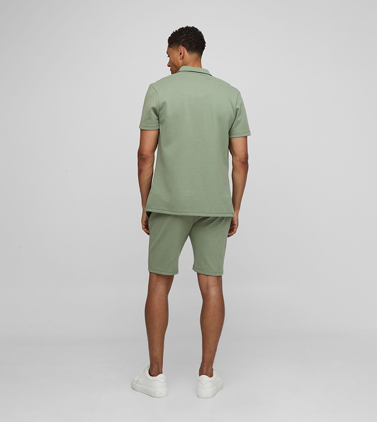 Slim Interlock Short Sleeves Shirt