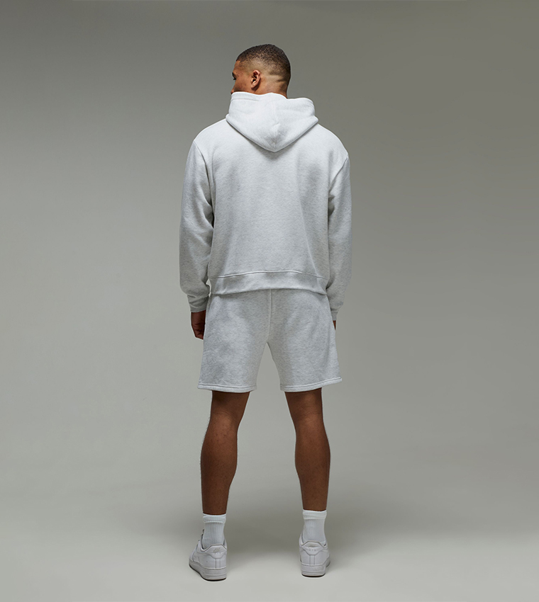 Training Dept Oversized Boxy Hooded Jacket & Shorts Set