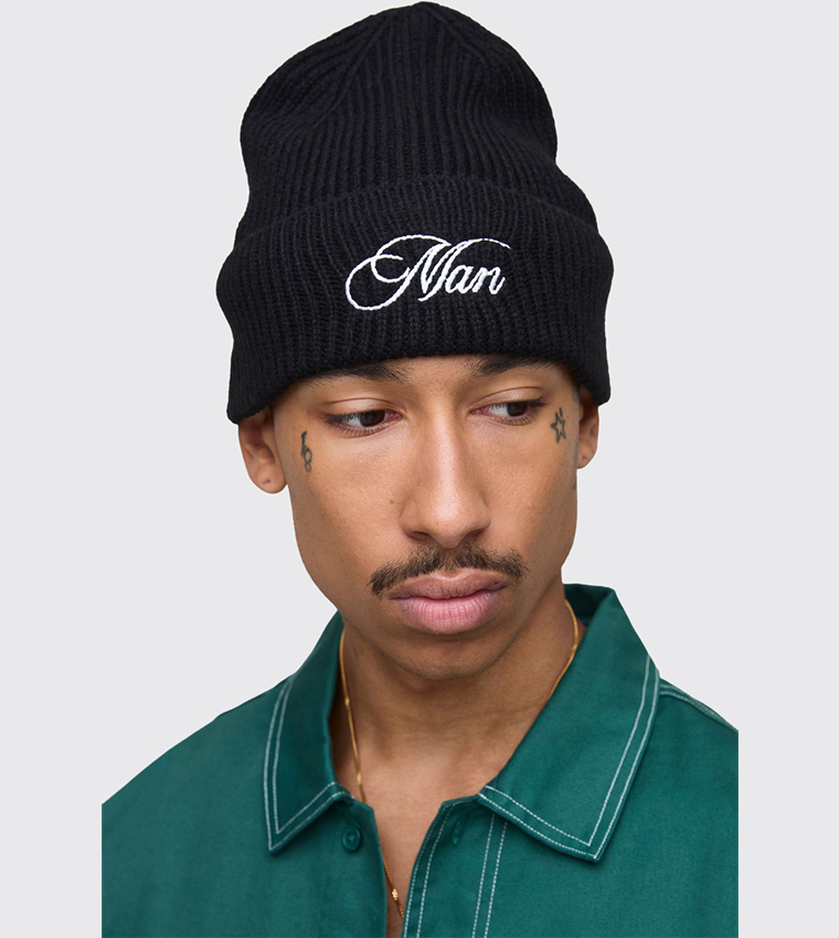 Embroidered Beanie