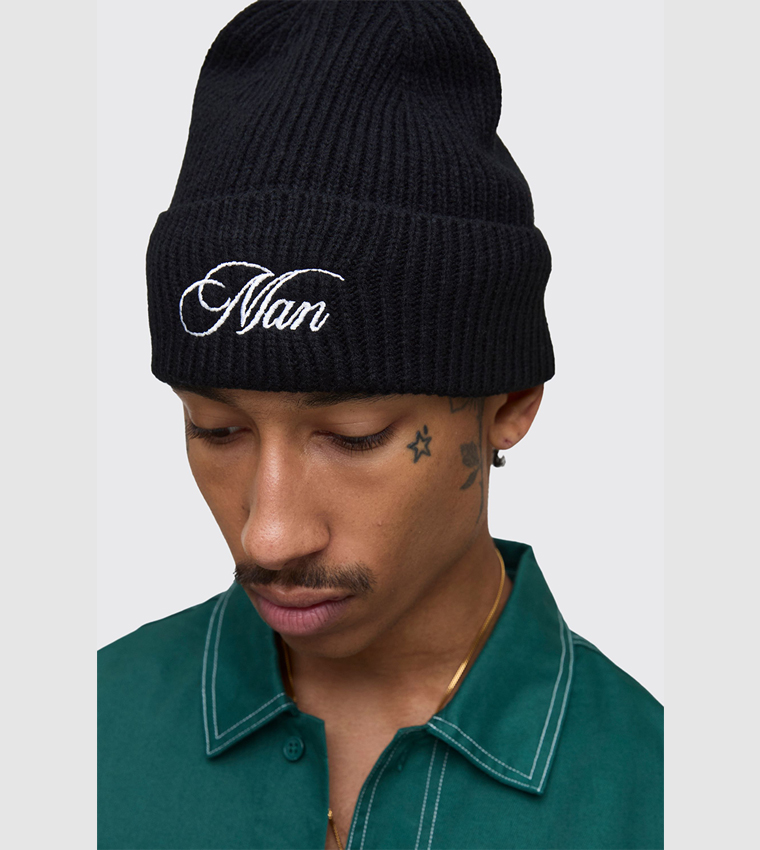 Embroidered Beanie