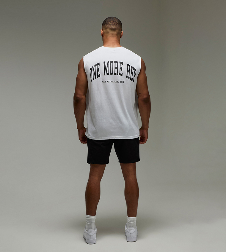 One More Rep Oversized Tank Top
