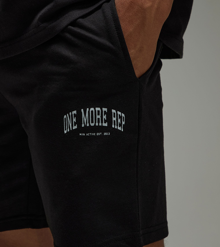 One More Rep Printed Loose Fit 5" Shorts