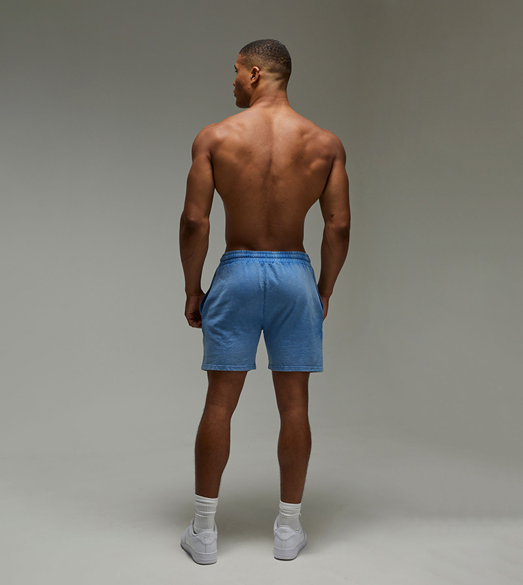 Active Printed Loose Fit 5-Inch Washed Shorts