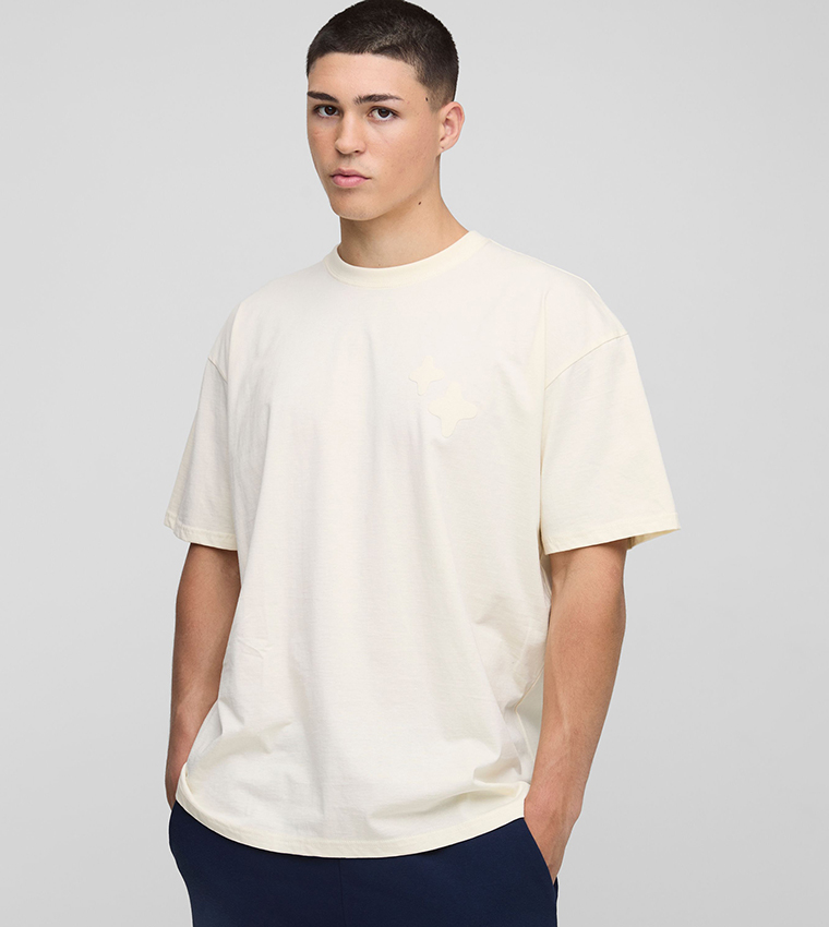 Printed Short Sleeves Oversized T-Shirt
