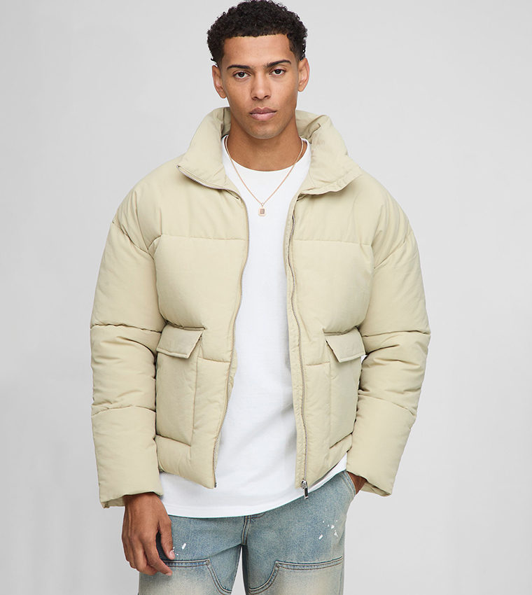 Extreme Filled Funnel Neck Puffer Jacket