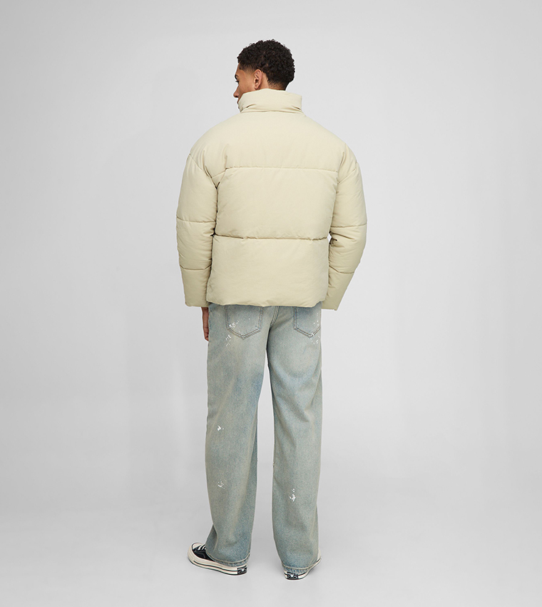 Extreme Filled Funnel Neck Puffer Jacket