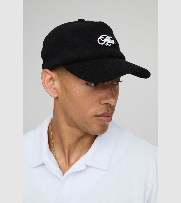 Embroidered Toweling Cap