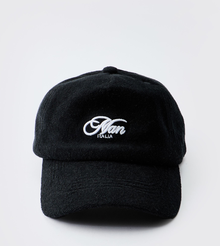 Embroidered Toweling Cap