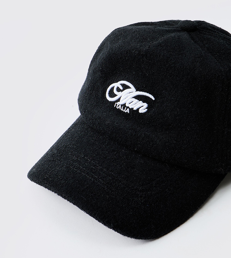 Embroidered Toweling Cap