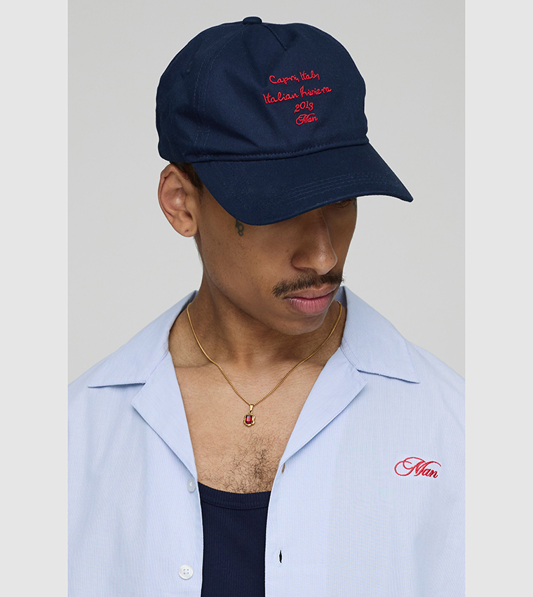 Italia Embroidered Cap