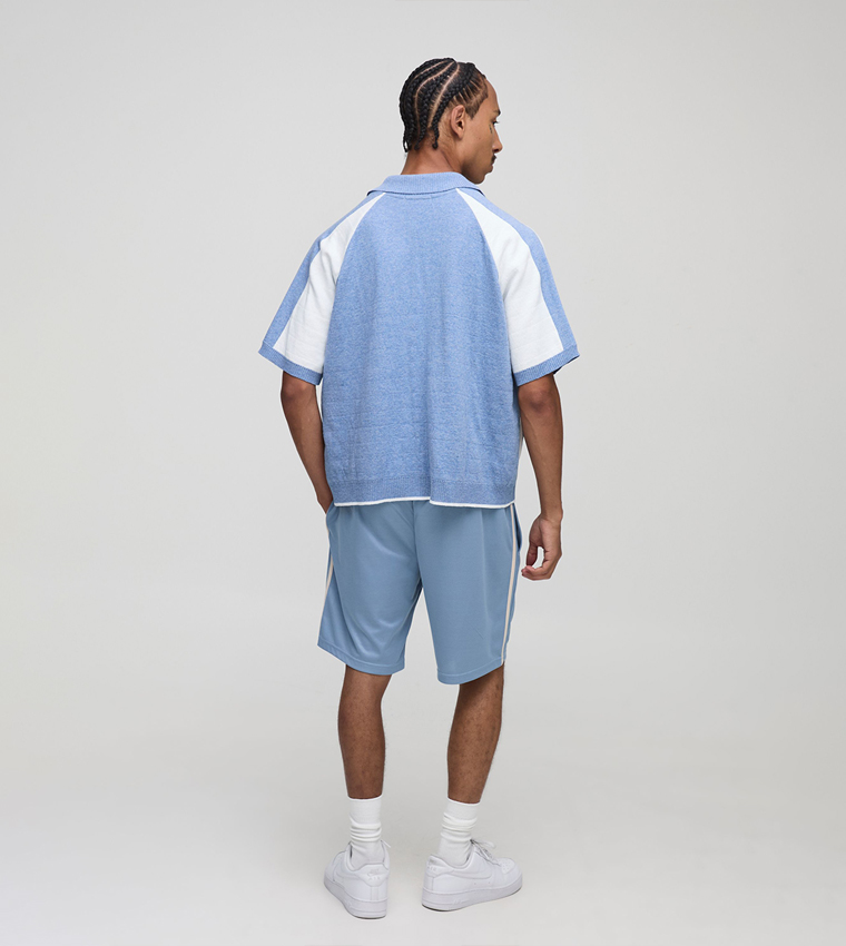 Limited Edition Oversized Moto Jacquard Polo T-Shirt