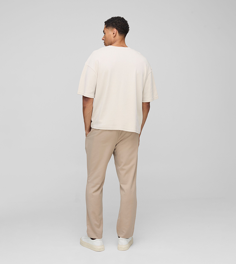 Elasticated Waist Tapered Smart Woven Sweatpants
