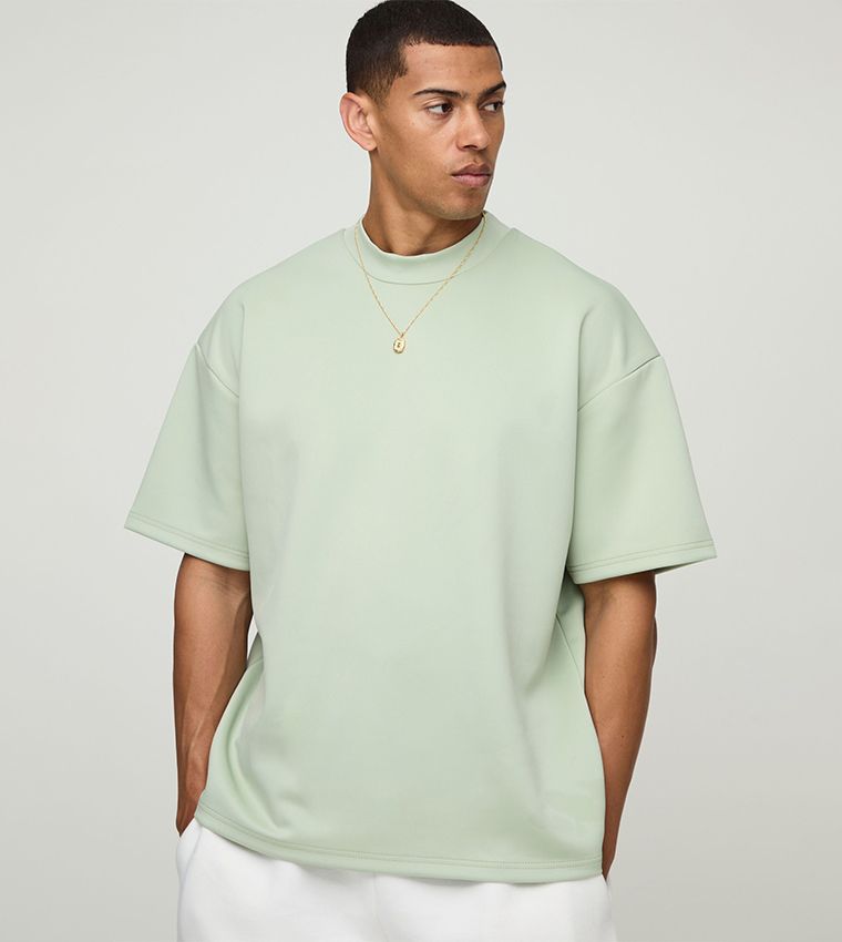 Solid Short Sleeves Oversized T-Shirt