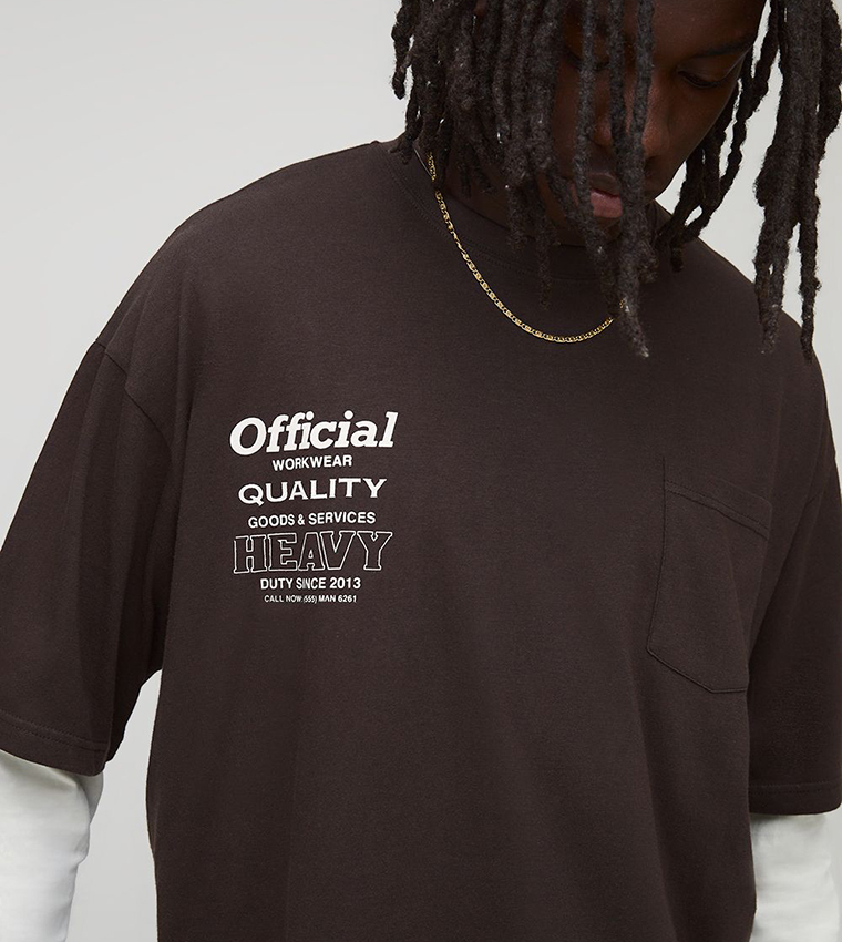 Official Pocket Oversized T-Shirt