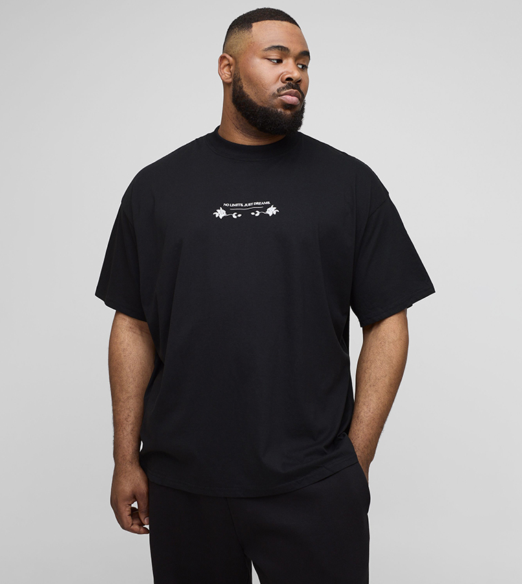 Printed Short Sleeves Oversized T-Shirt