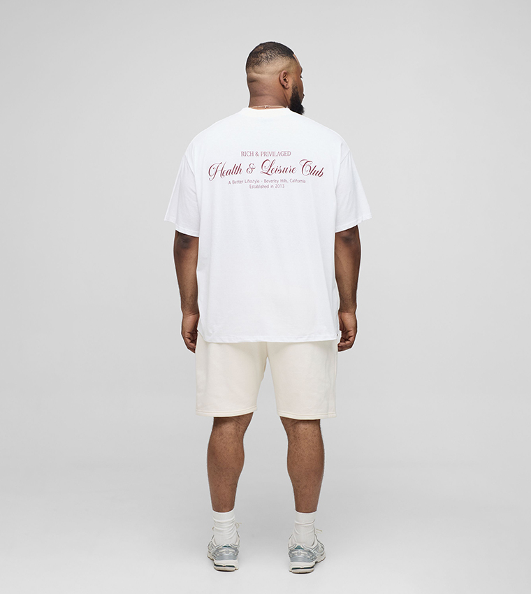 Printed Short Sleeves Oversized T-Shirt