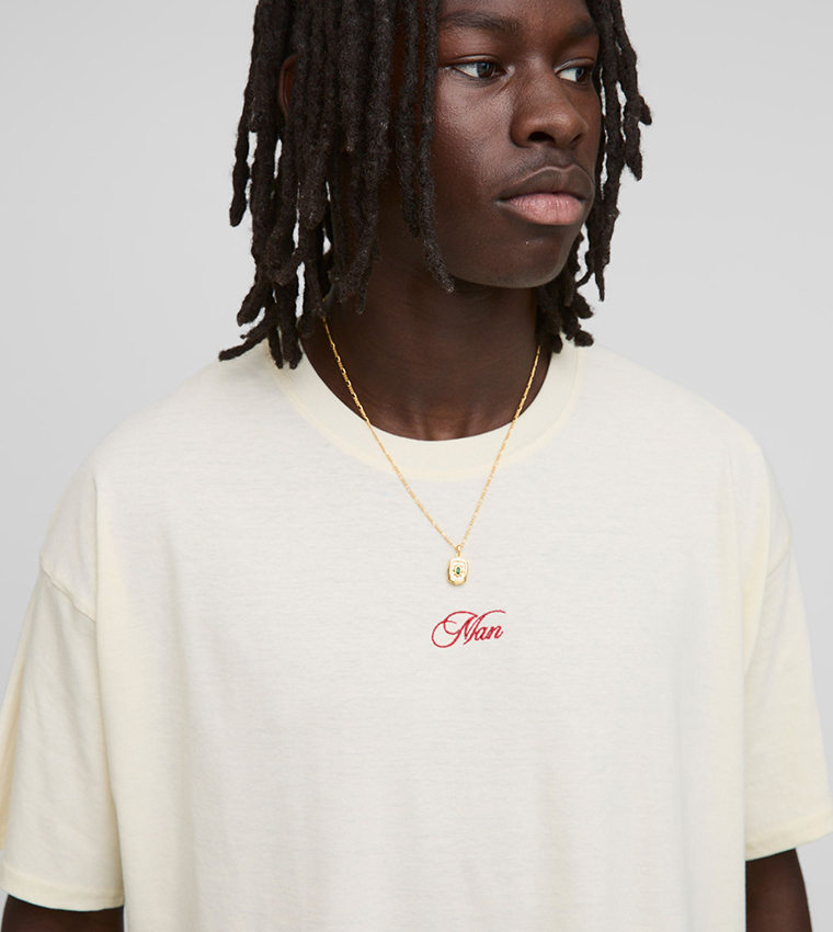 Embroidered Oversized T-Shirt