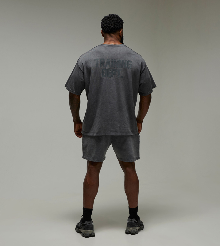 Training Dept Loose Fit Washed 5-Inch Active Shorts