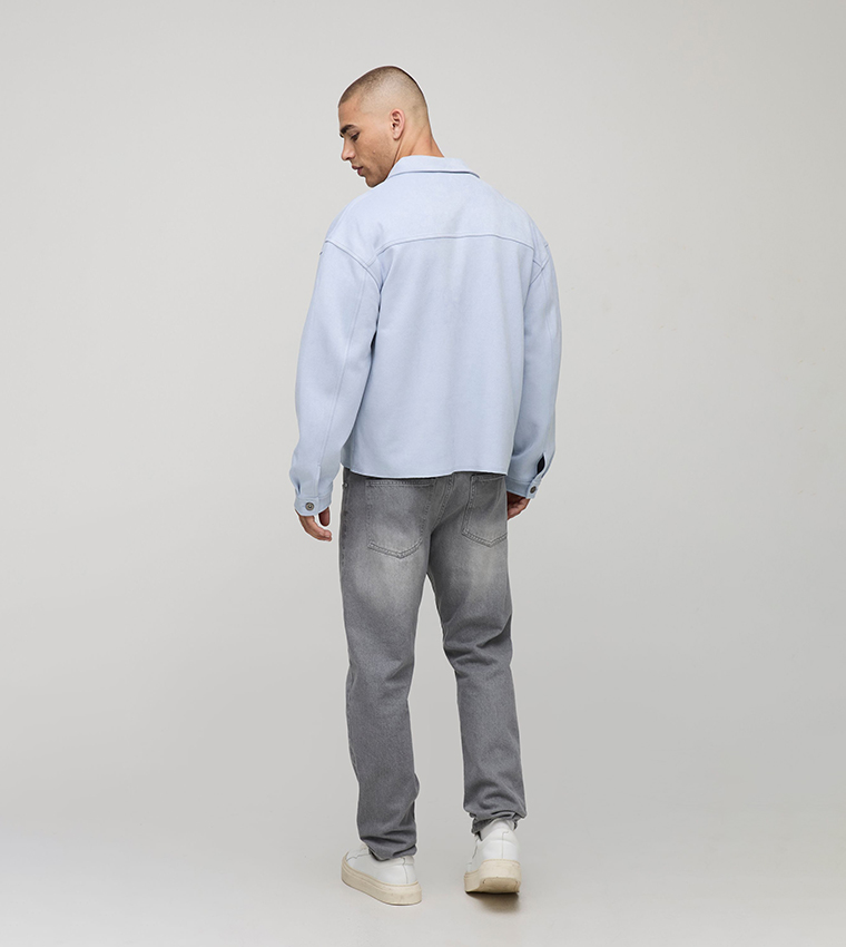 قميص واسع شامواه صناعي