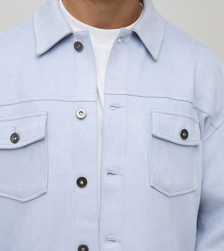 قميص واسع شامواه صناعي