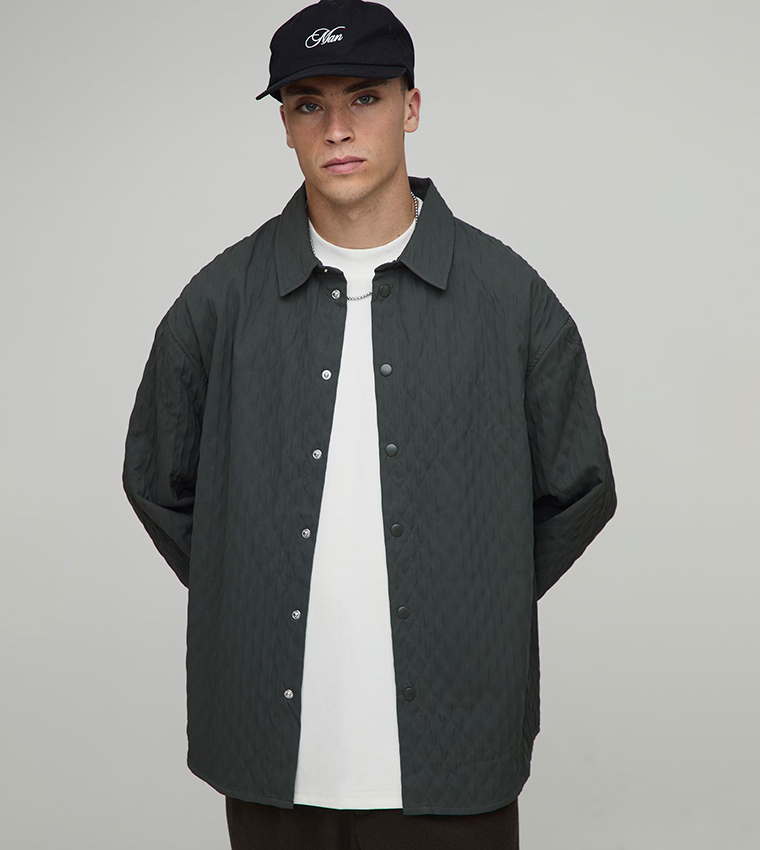 Pintuck Curved Hem Long Sleeves Oversized Shirt