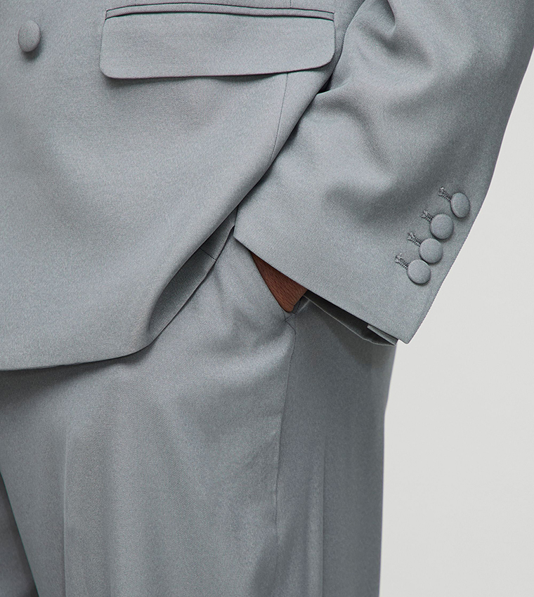 Crease Front Relaxed Fit Trousers