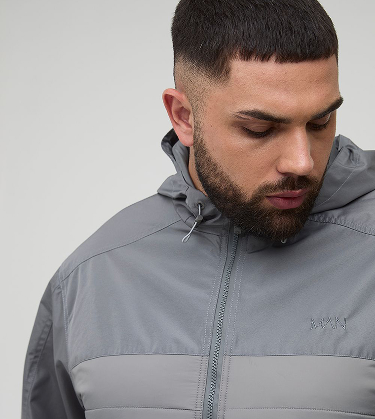 Plus & Tall Regular Fit Lightweight Quilted Hooded Jacket