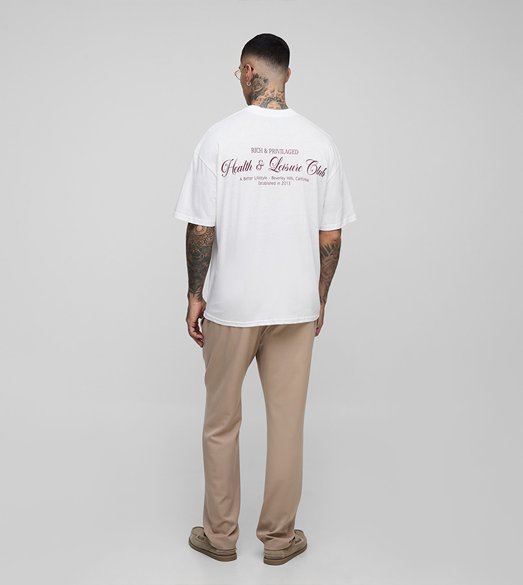 Plus & Tall Elastic Waist Tapered Fit Pants