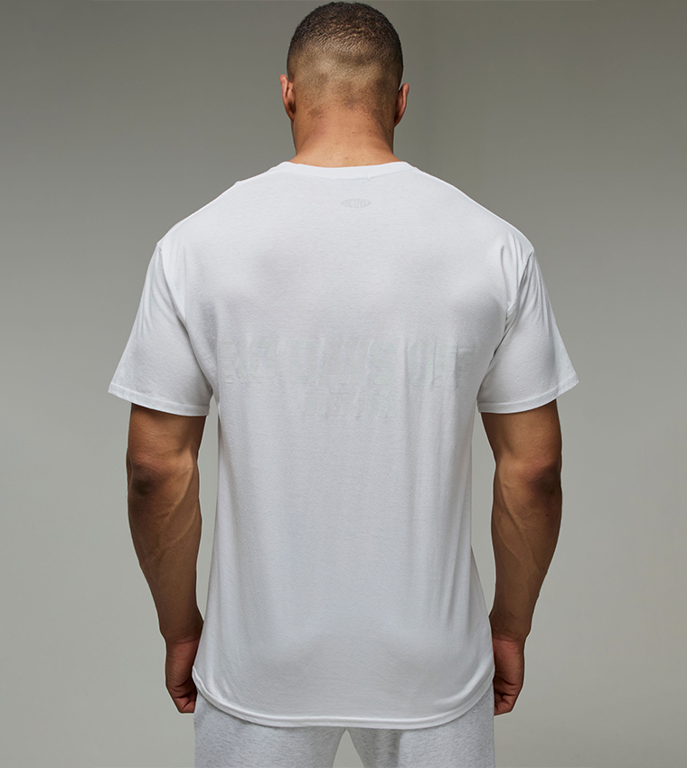 No Days Off Print Oversized T-Shirt