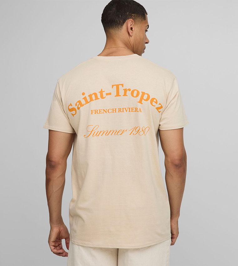 Printed Short Sleeves Oversized T-Shirt
