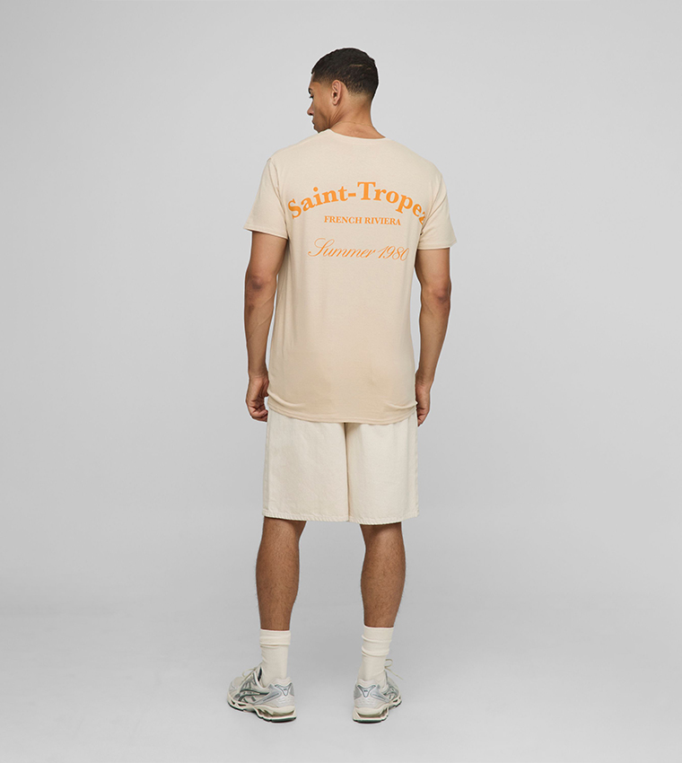 Printed Short Sleeves Oversized T-Shirt