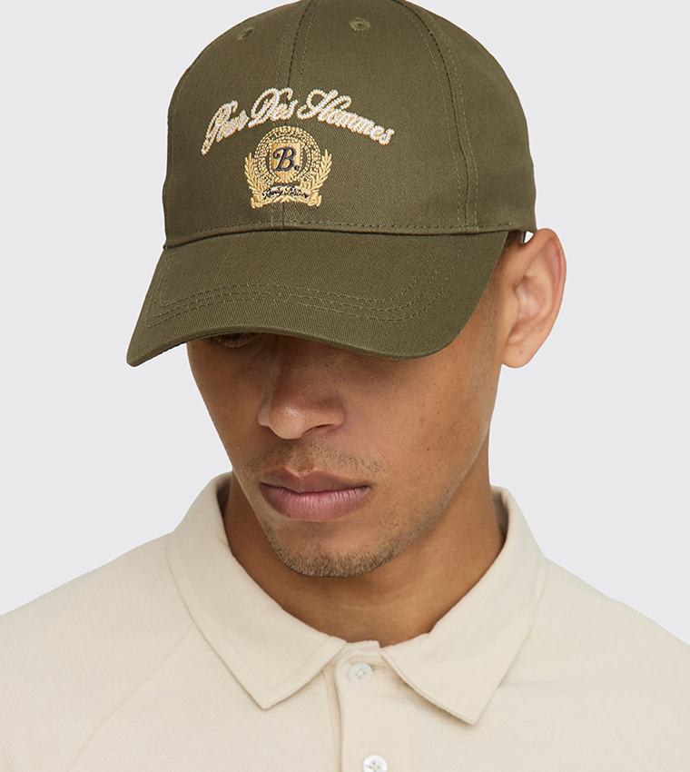 Pour Homme Embroidered Twill Baseball Cap
