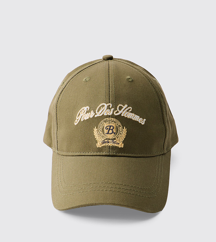 Pour Homme Embroidered Twill Baseball Cap