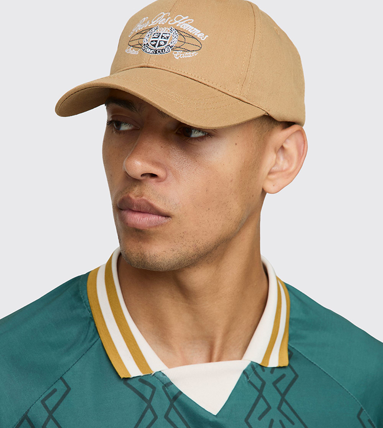Pour Homme Embroidered Twill Baseball Cap