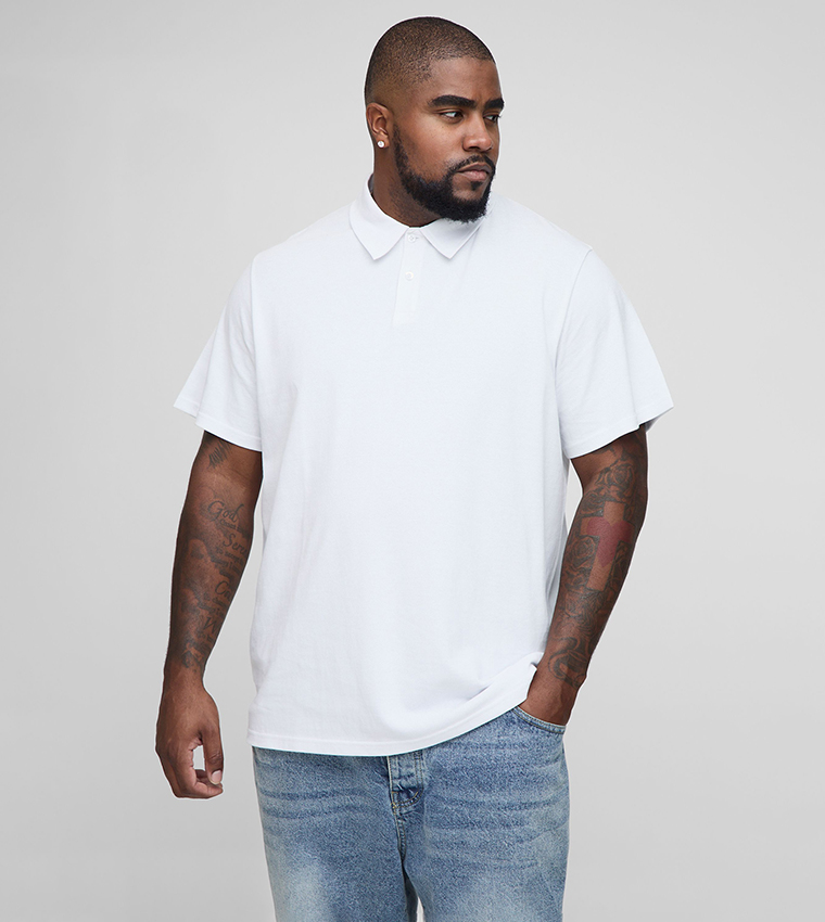 Plus & Tall Slim Fit Pique Polo T-Shirt