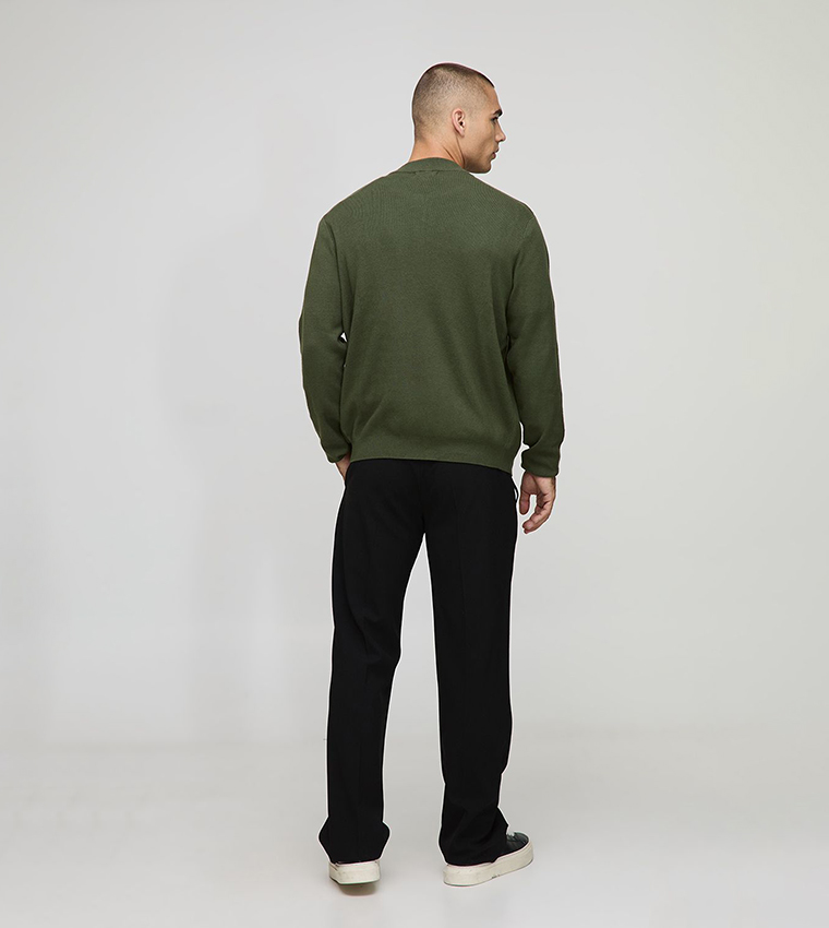 Long Sleeves Regular Fit Bomber Jacket